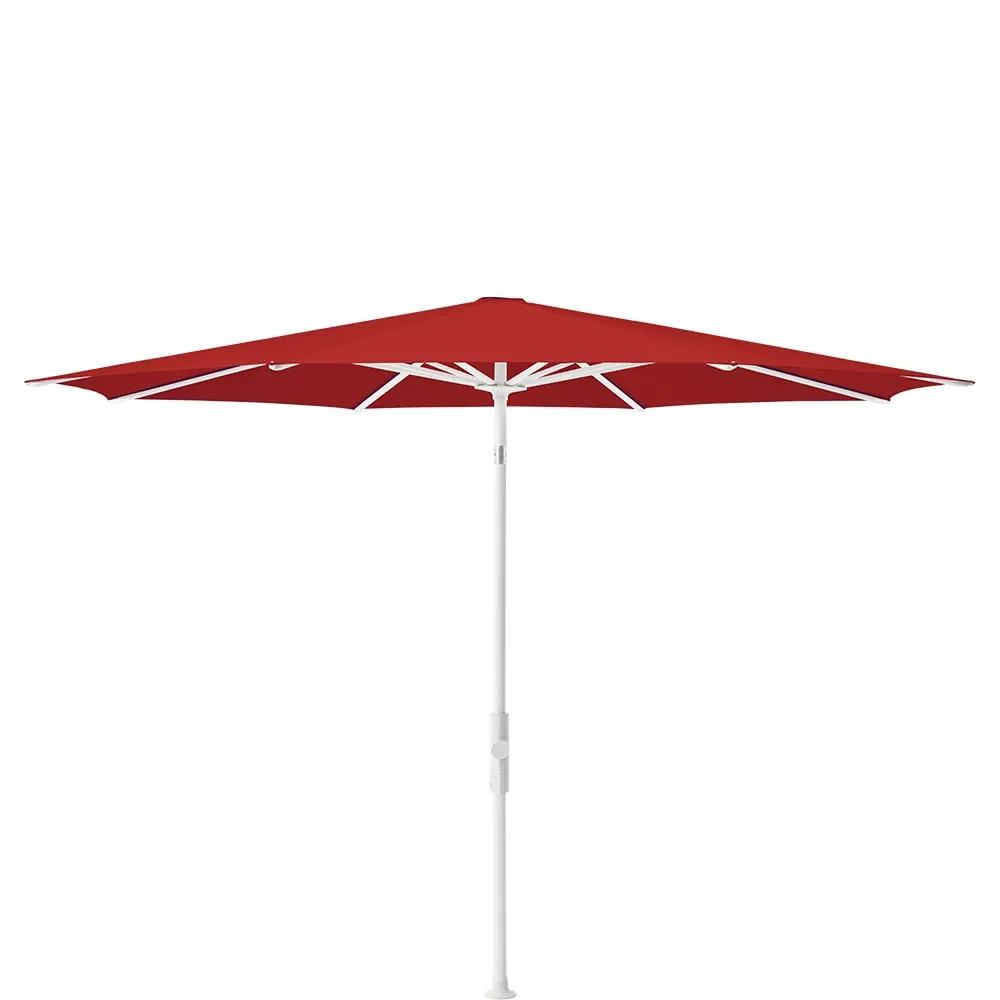 Twist 300 cm parasol matt white Cat.4 403 Carmine