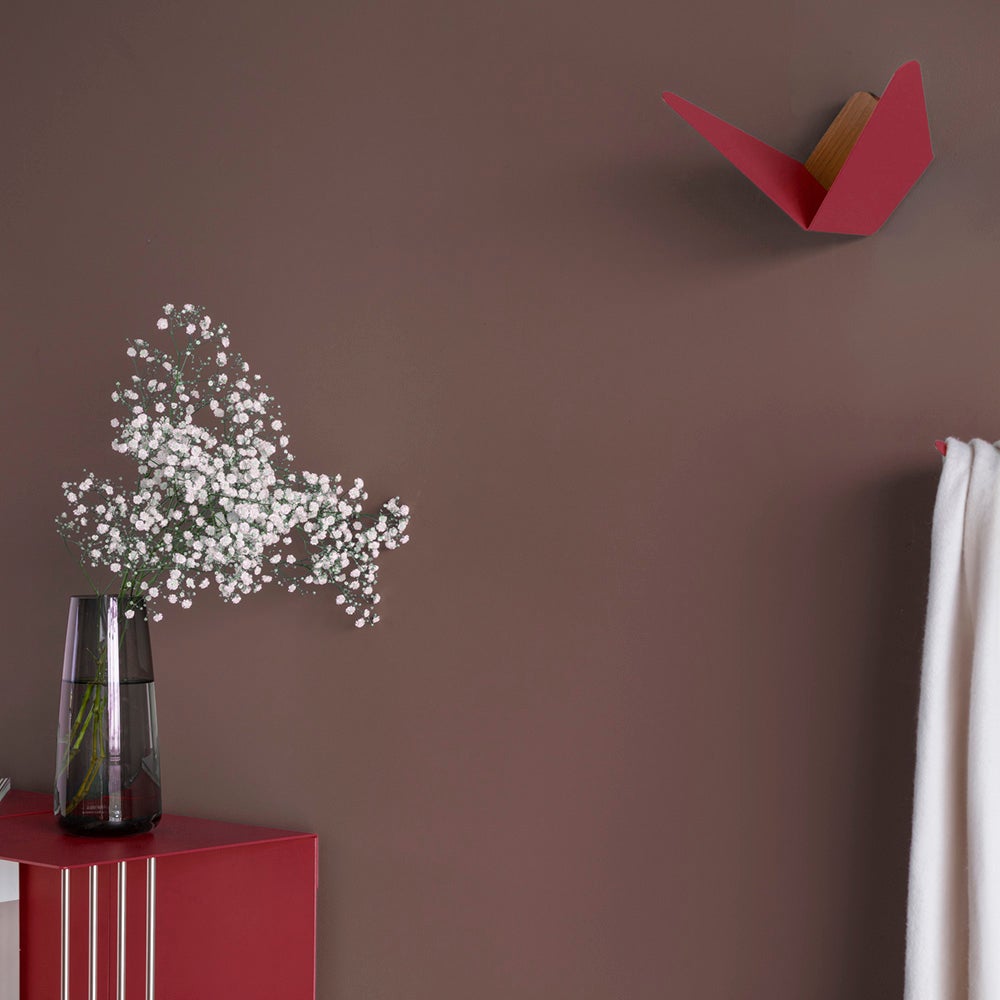 Butterflies Hook M Ruby Red