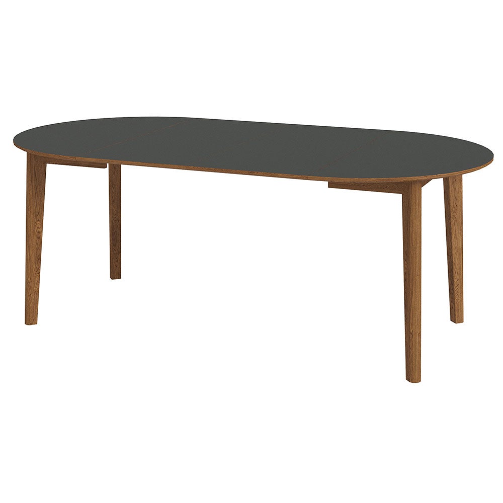 Sm120 Table Walnut Oil/Black Nano Laminate 102X74cm