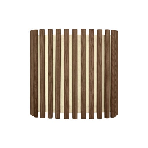 Komorebi Lampshade Square Medium Dark Oak