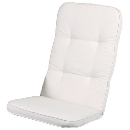 River Recliner cushion box stitched Blanco