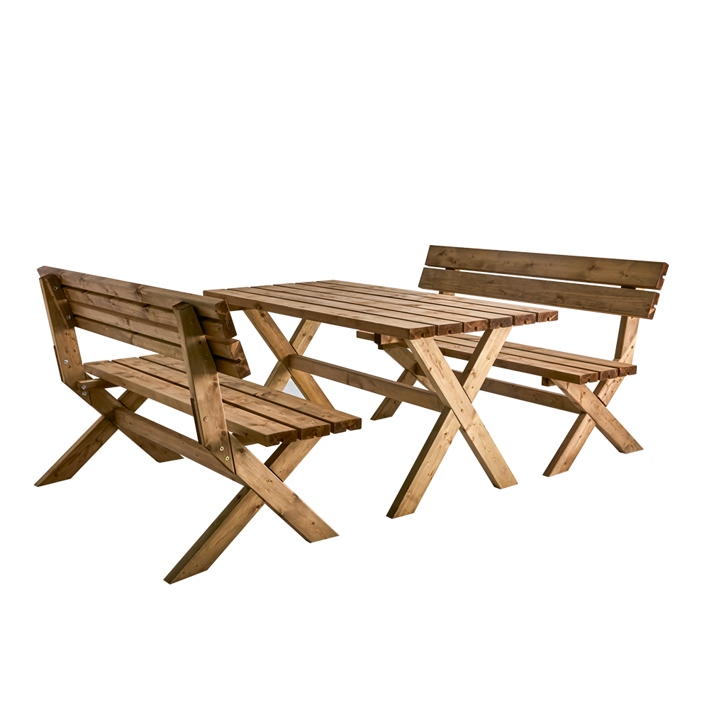 TALLBACKEN picnic set pine