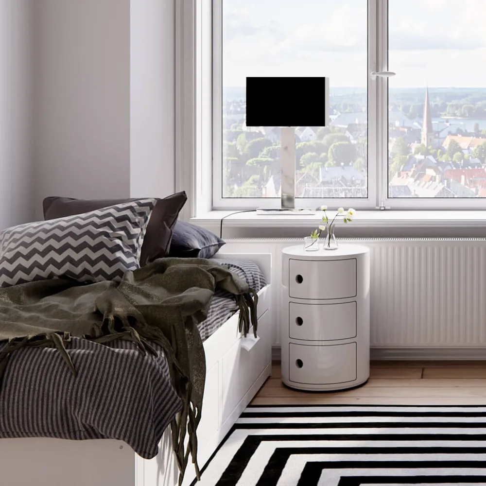 Prime Table Lamp 47cm Chrome