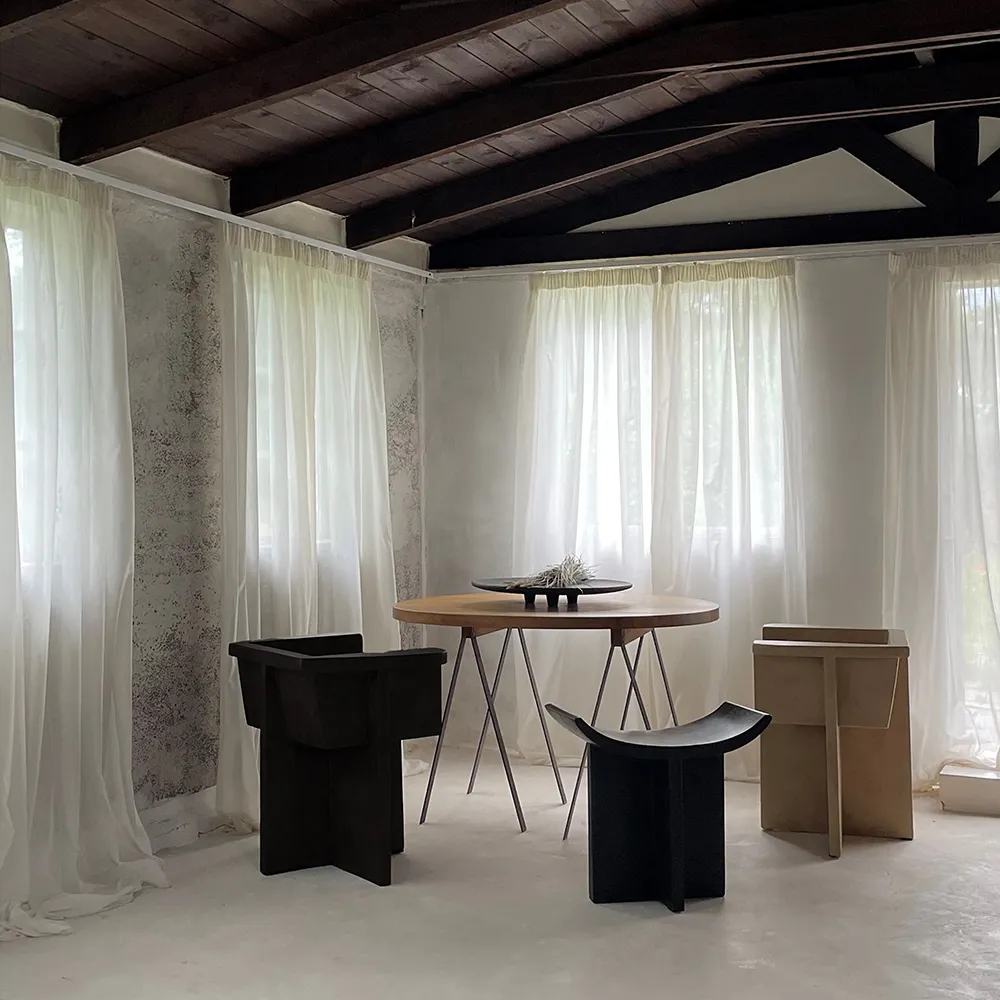 Brutus Dining Chair - Coffee