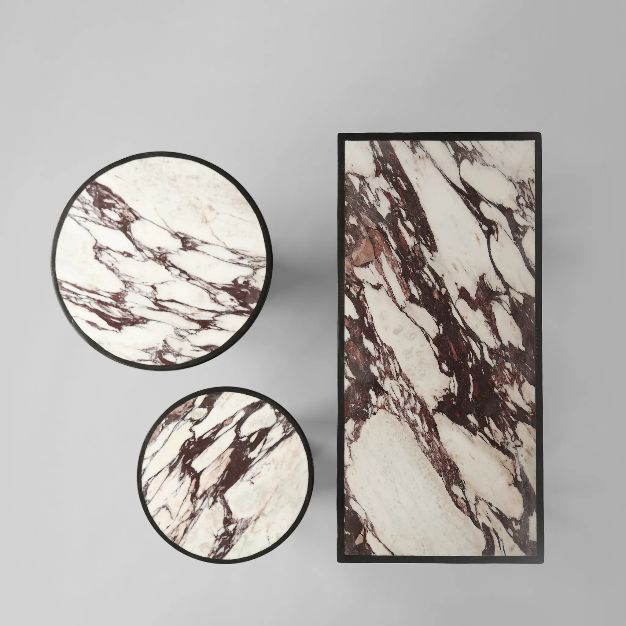 Trumpet Table, Low - Calacatta