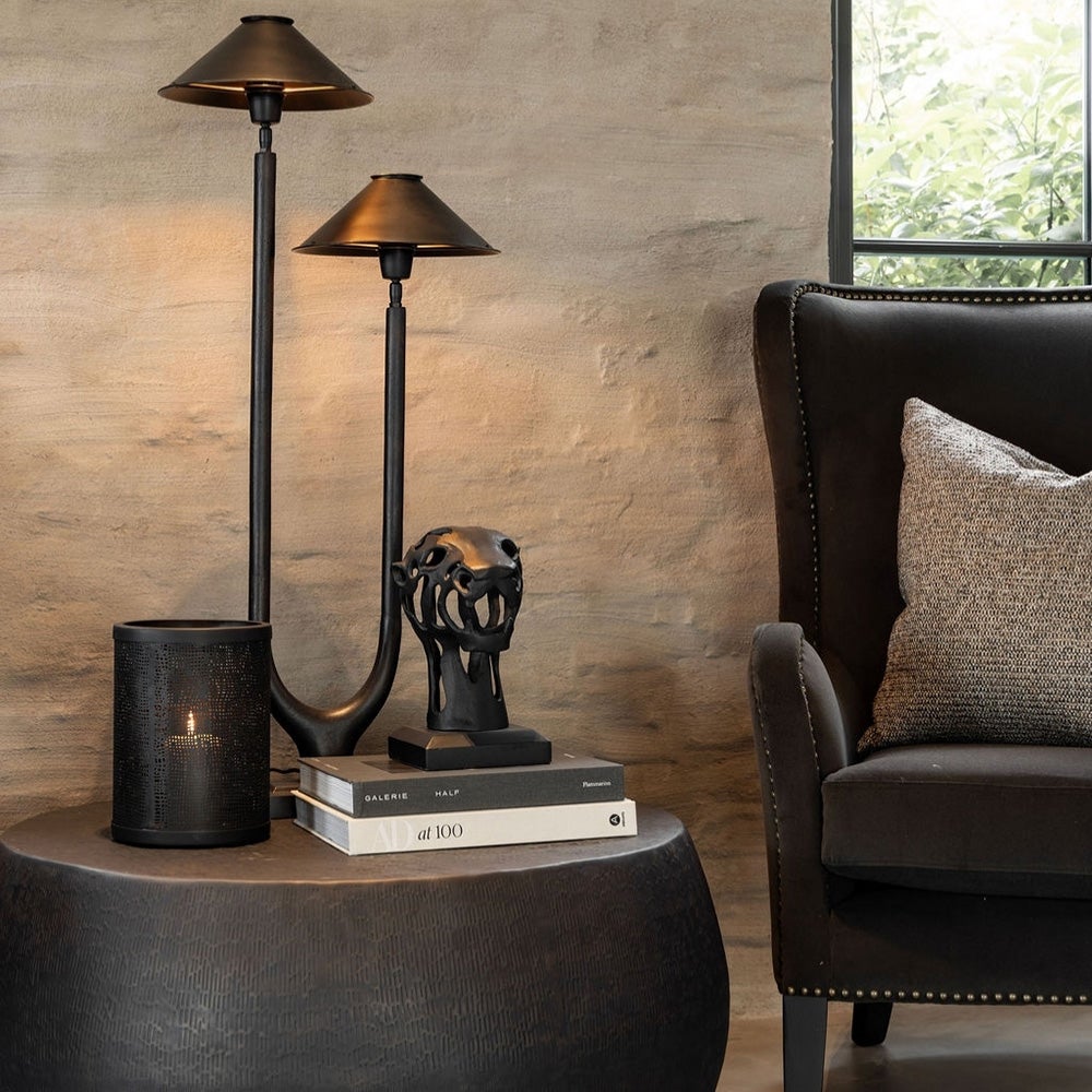 Fiora coffee table Ø80 cm Black