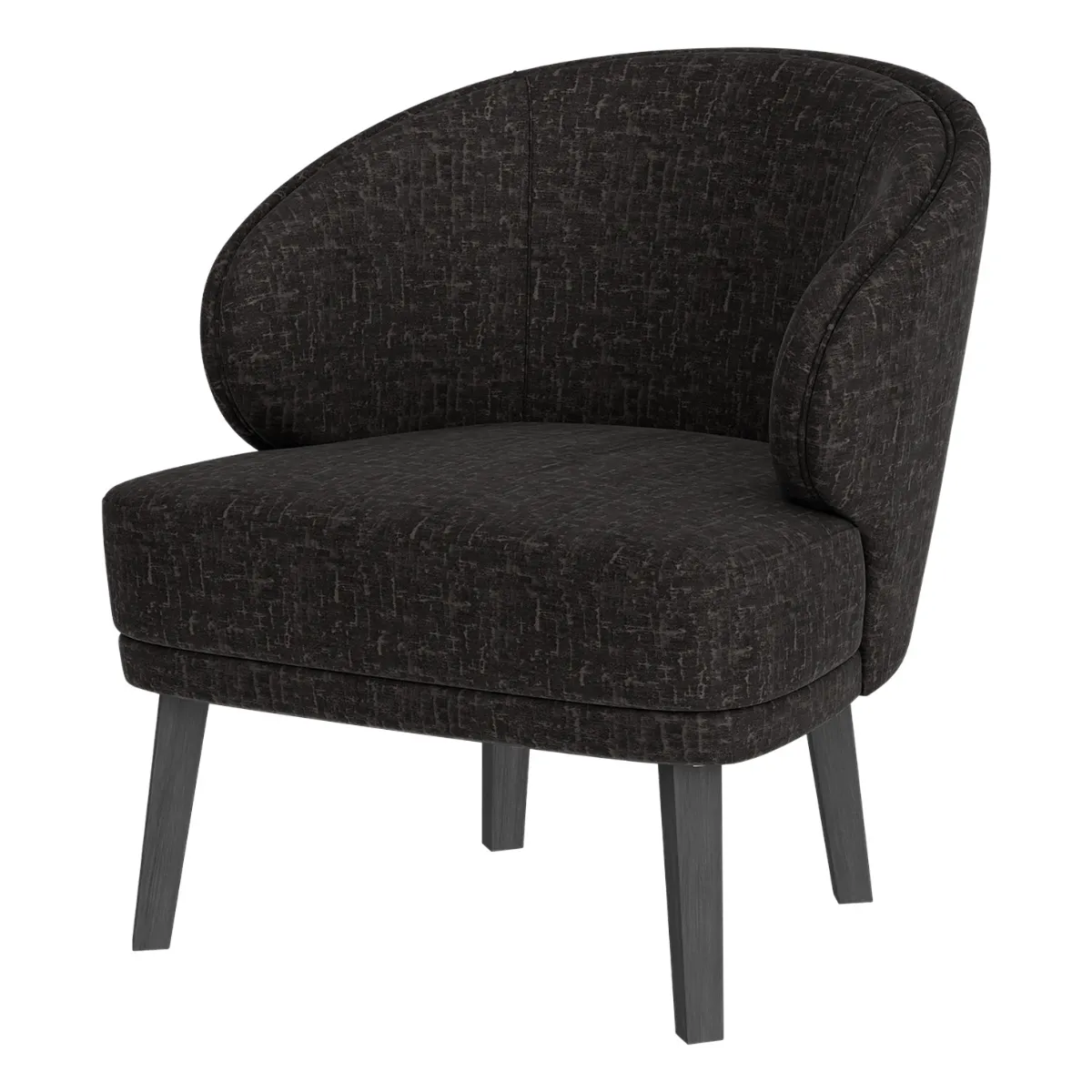 Barrington fabric armchair Iceland anthracite