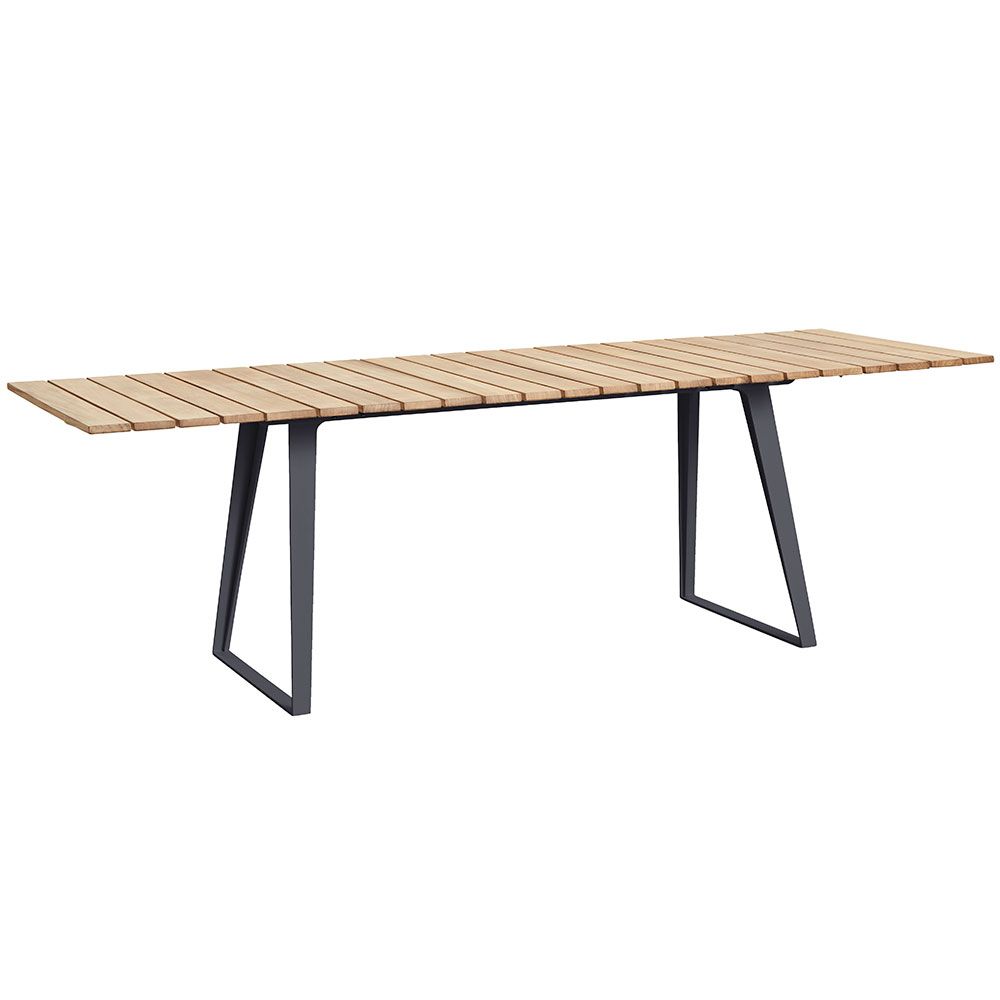 Copenhagen Dining Table 160/243X84 cm Lava Grey