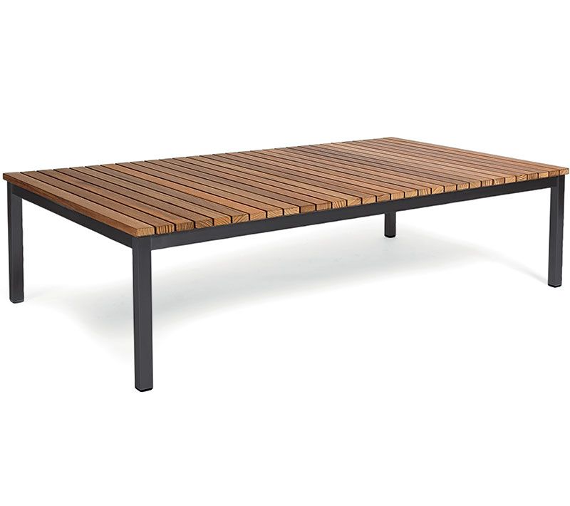 Häringe Coffee Table 85X148Cm Black / Teak