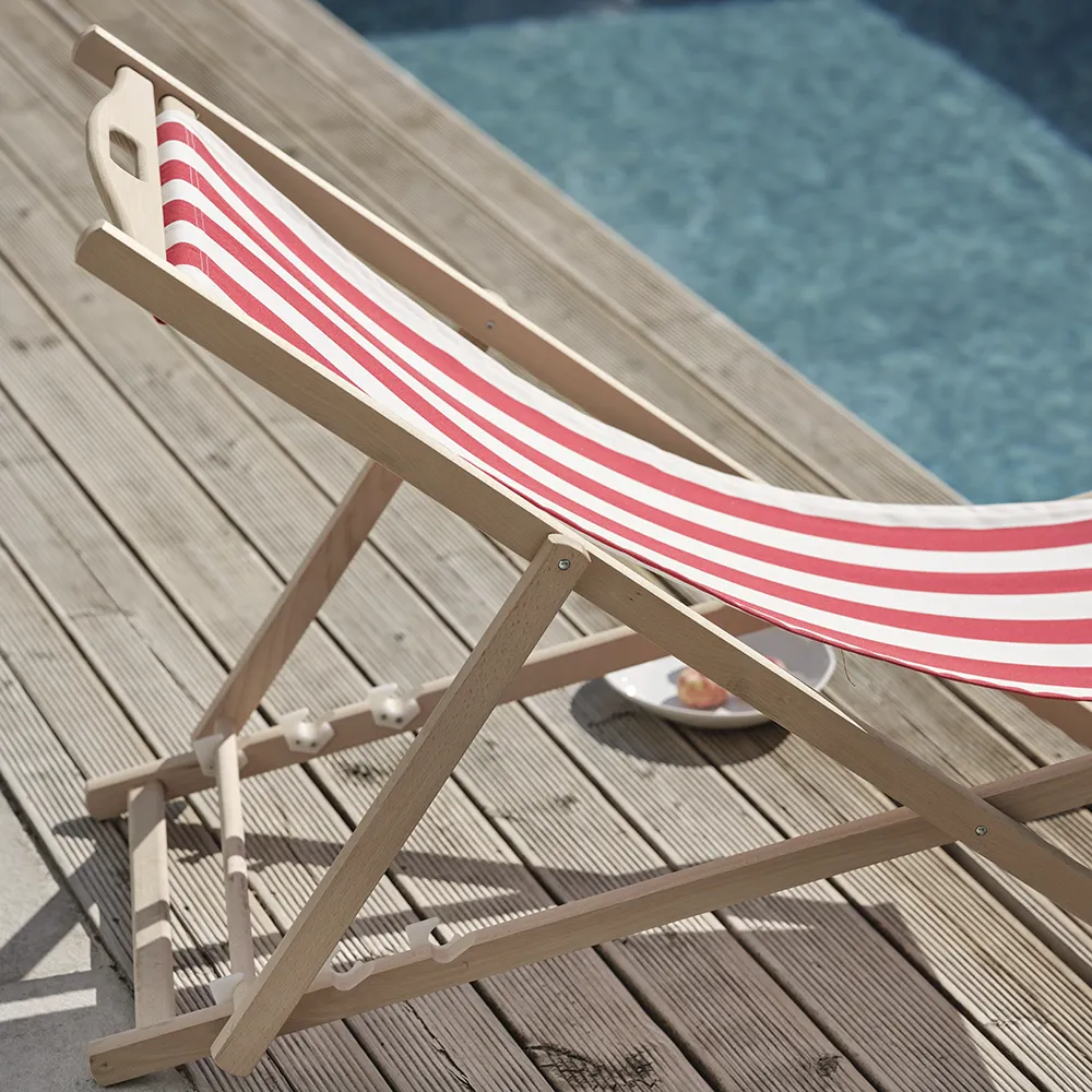 Dingla beach chair Red/White