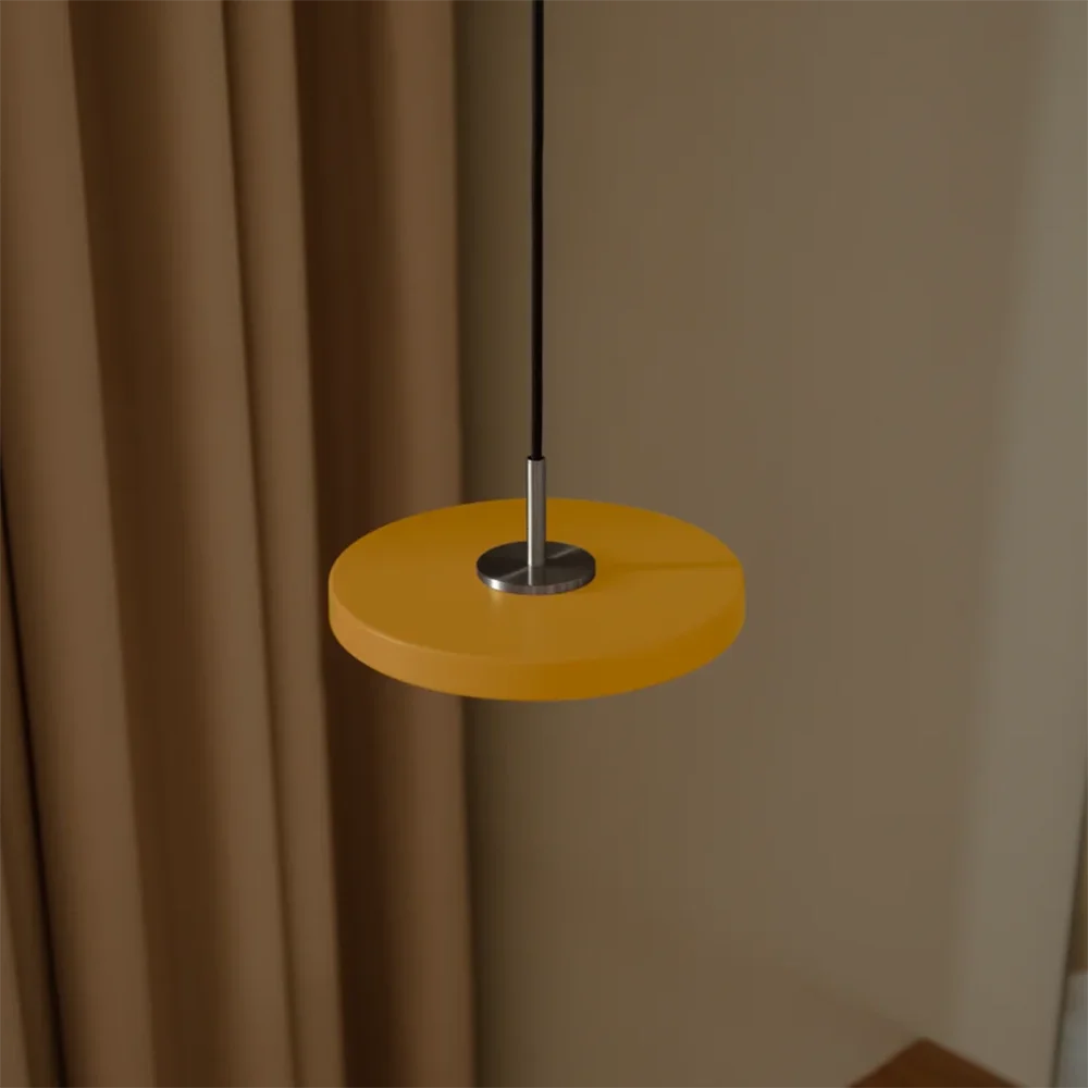 Asteria Micro Lamp Ø15 cm Saffron Yellow/Steel