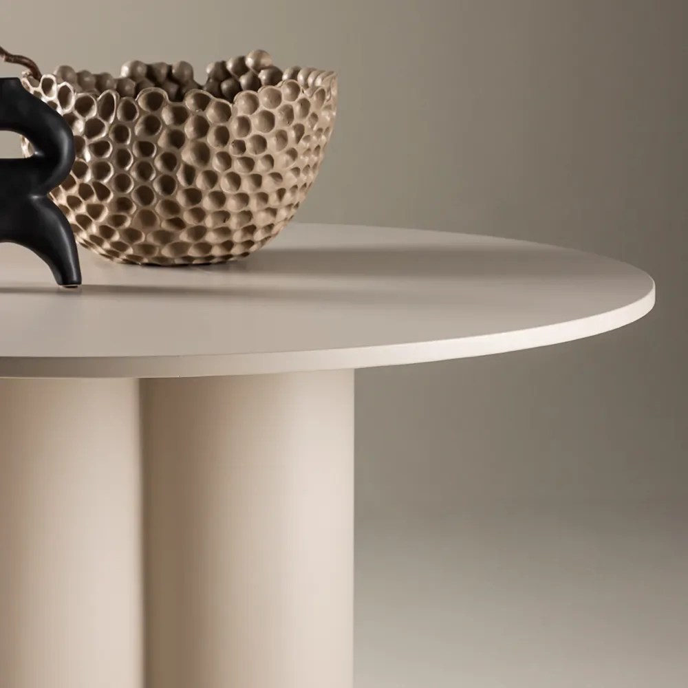 Olivia dining table 110 cm Beige