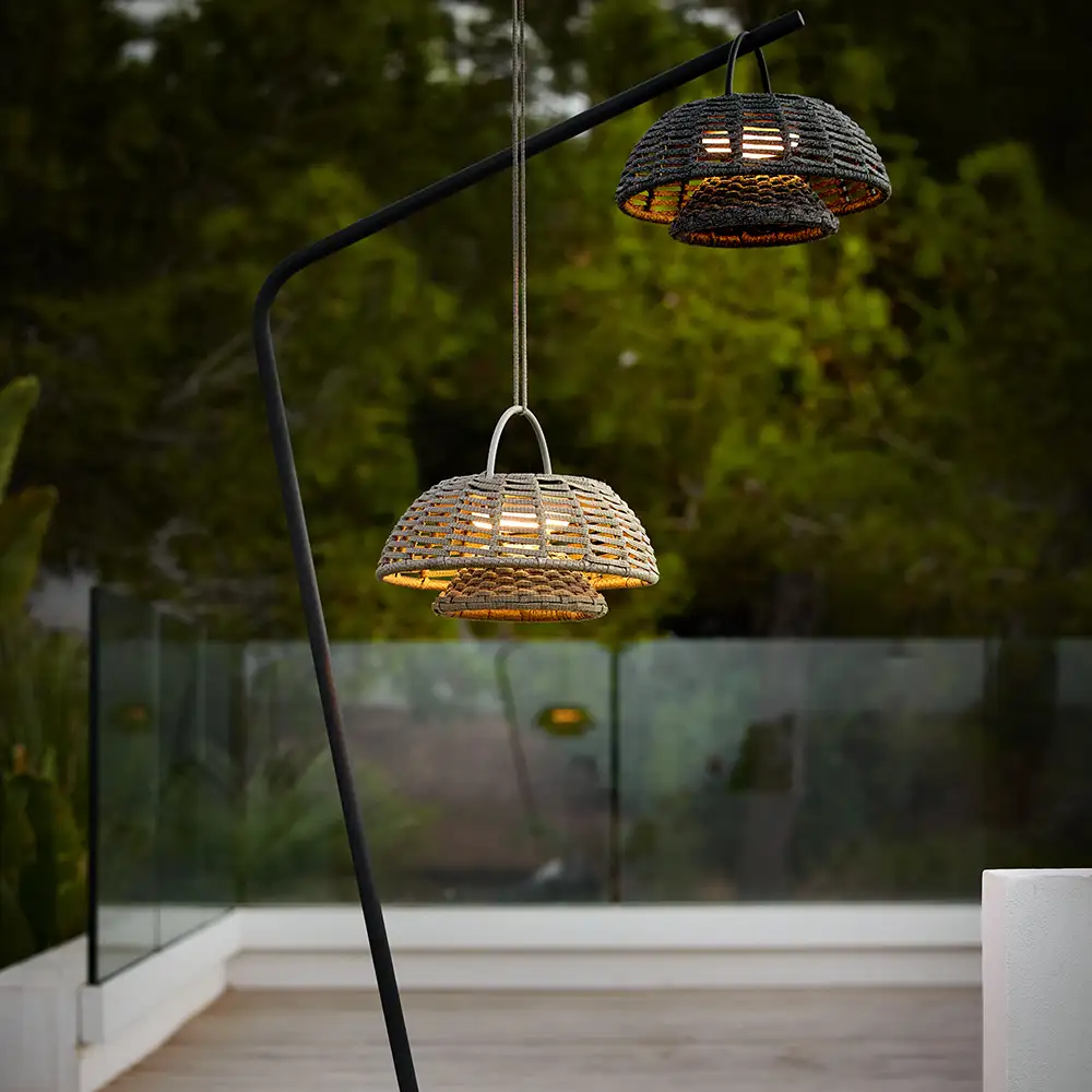 Illusion floor stand Graphite, Soft Rope