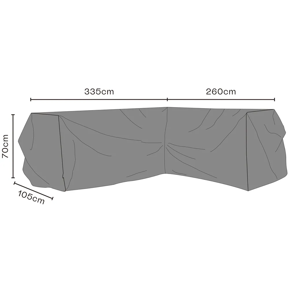 Furniture cover Corner sofa 260/335x70 cm Premium