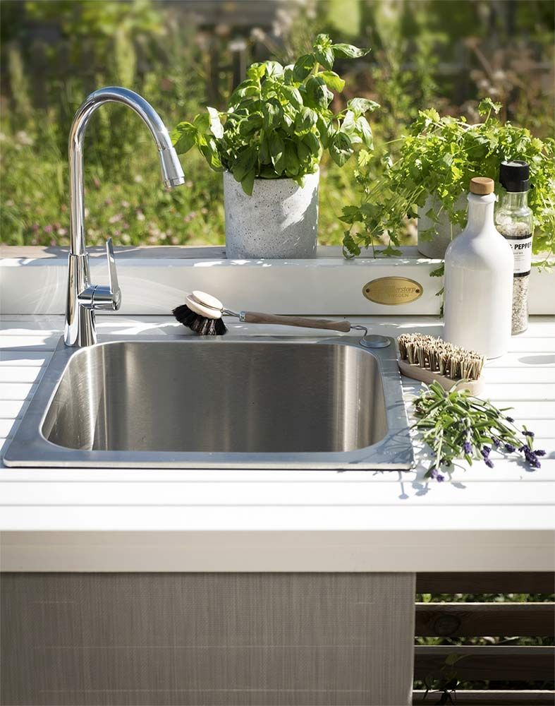 Läckö Outdoor Kitchen White 