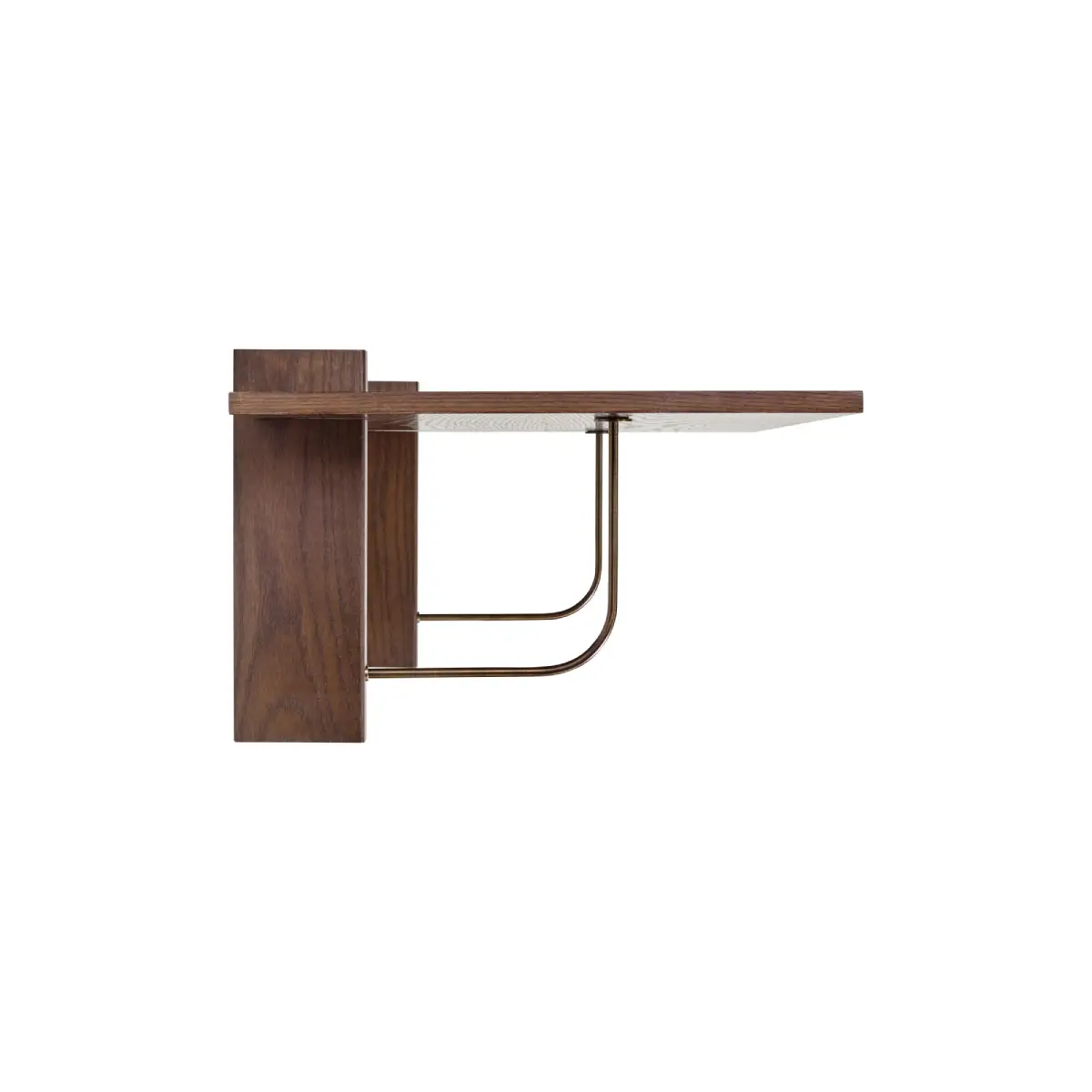 Corbel Wall-mounted Desk Dark Oak