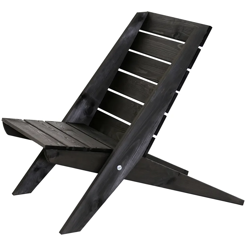 Granny chair Pine black oiled