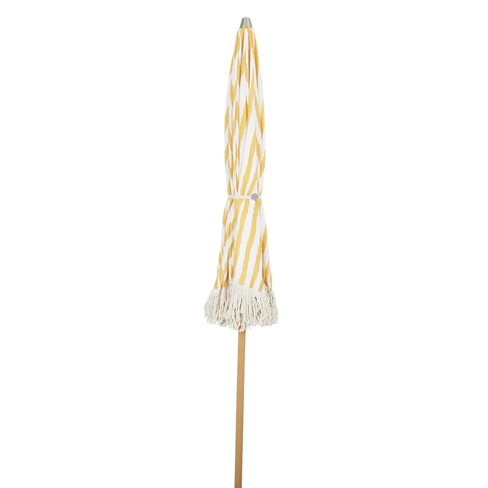 Gatsby parasol Ø180 cm yellow striped