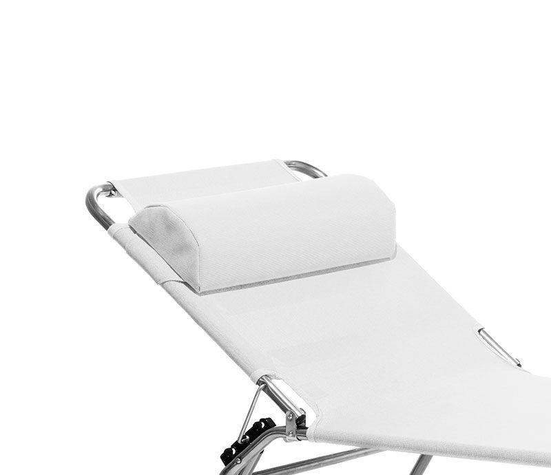 Amigo neck pillow white textilene