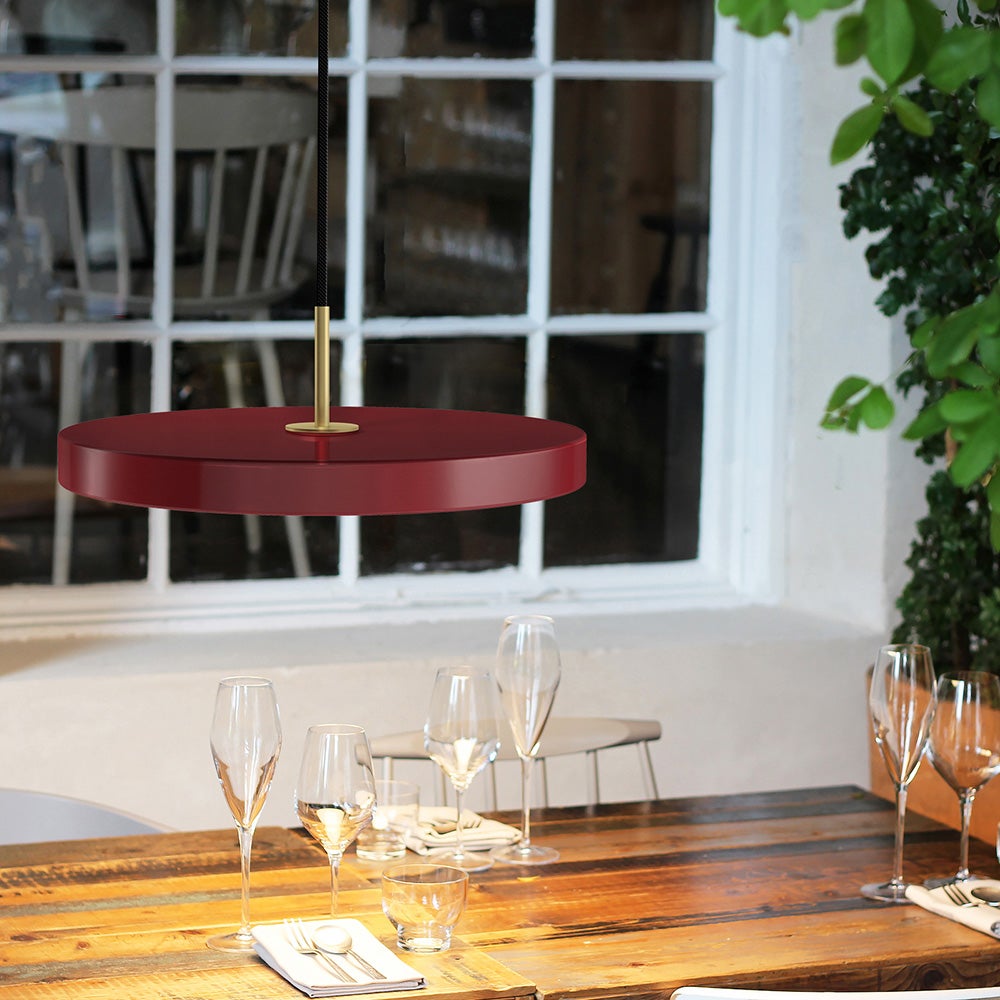 Asteria Pendant lamp Medium Ø43 cm Ruby Red