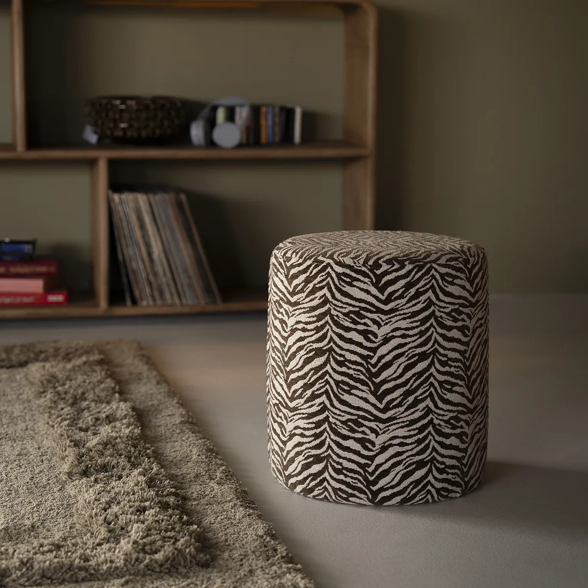 Pouf Tigra Brown H42 cm