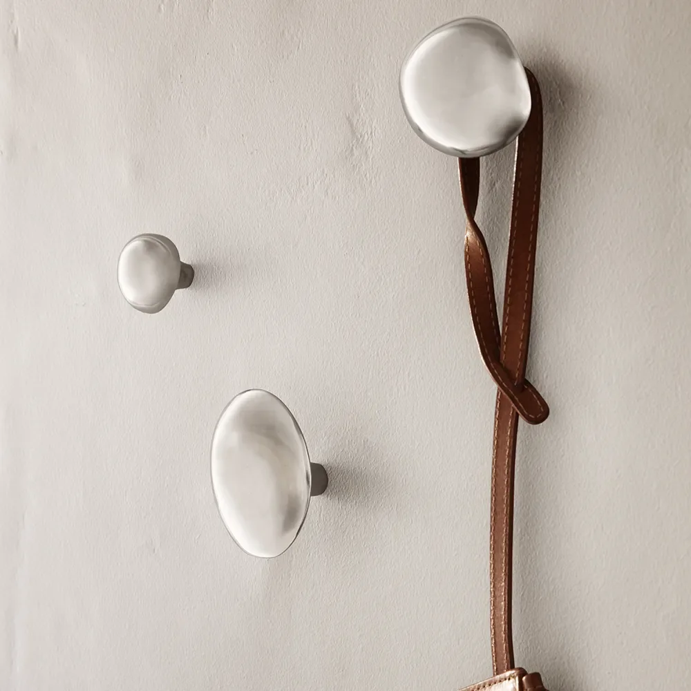 Chanterelle Hook - Brushed Stainless Steel