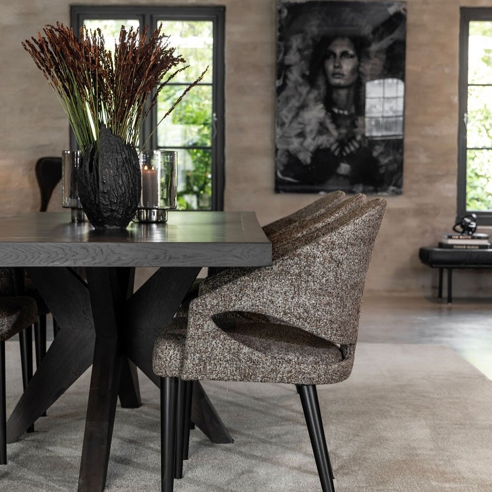 Vance dining chair - Bronzo Brown