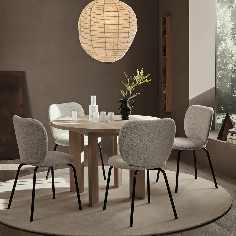 Tarn Dining Table 115 cm - White Oiled Beech