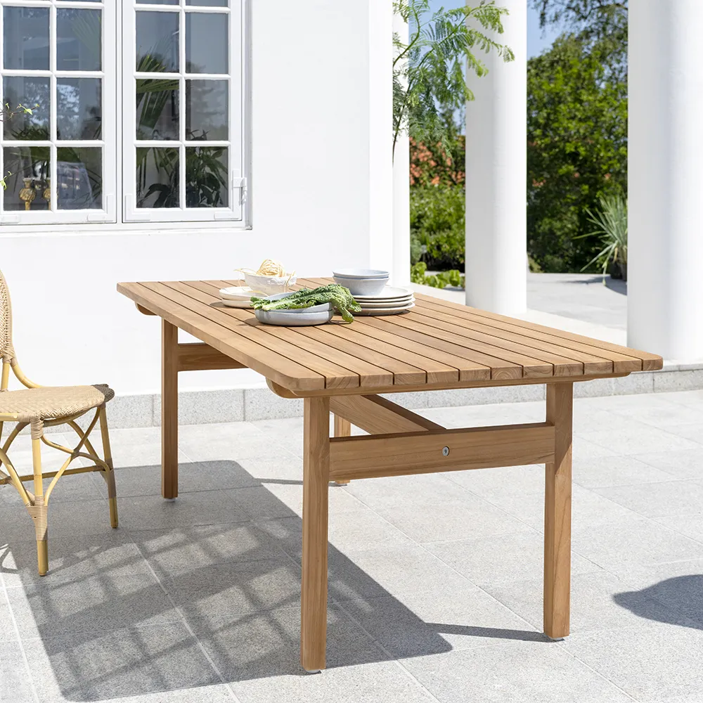 Tobias teak table 205x91 cm