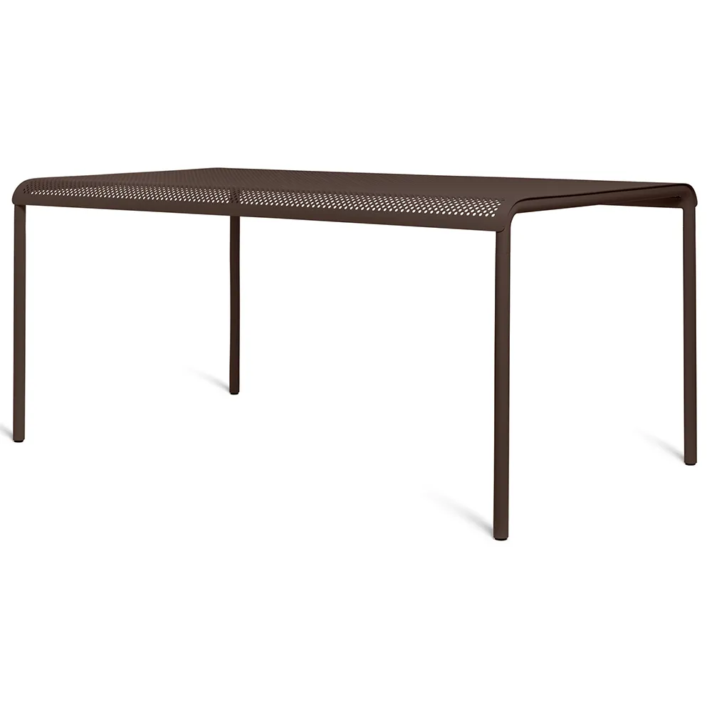 Dapple Dining Table 160x90 cm Dark Chocolate