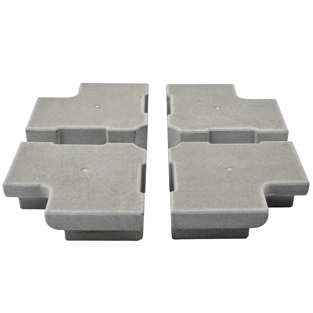 Weight set 4 pcs ca. 150 kg concrete