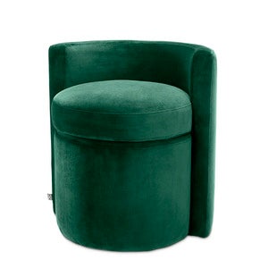 High armchair Arcadia Roche dark green