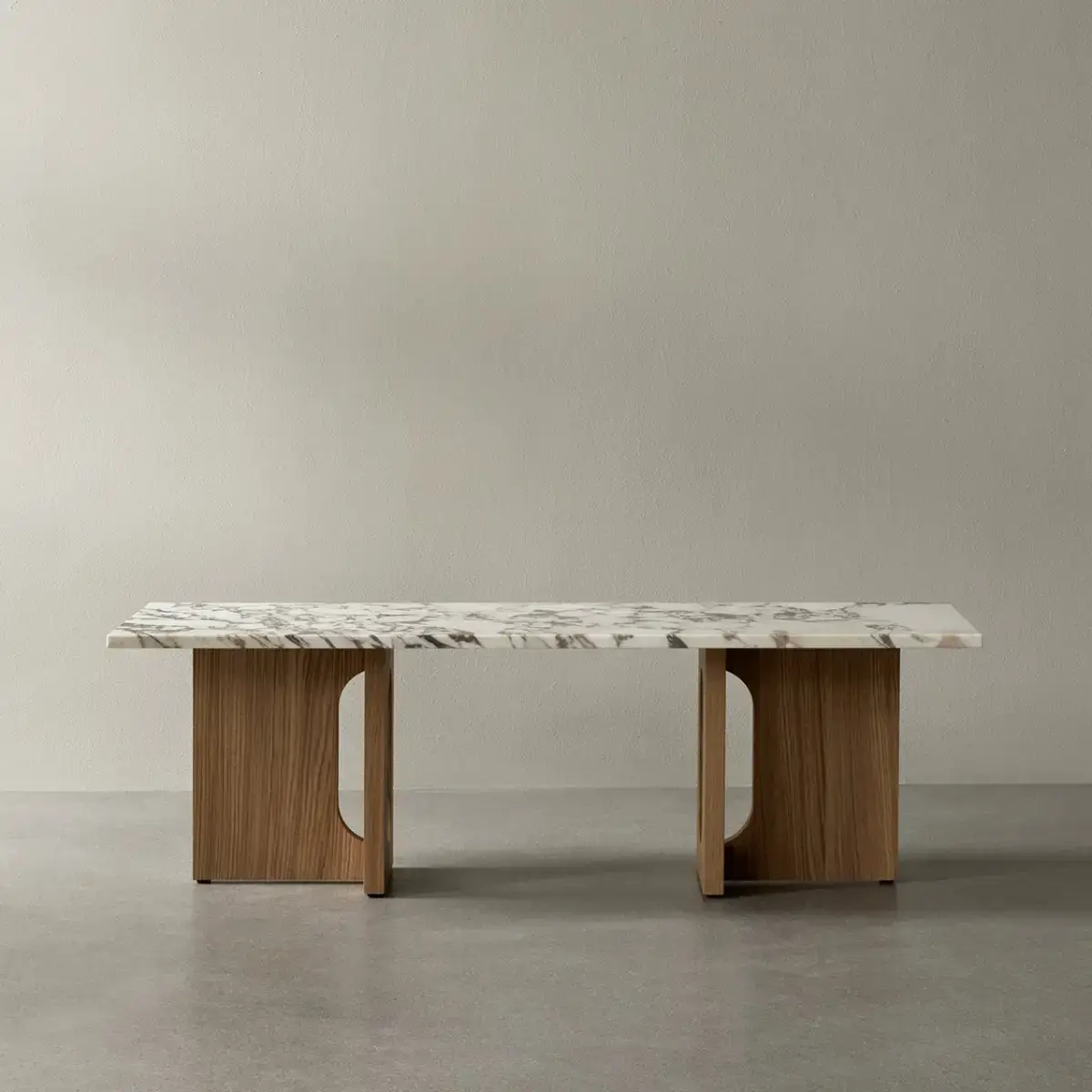 Androgyne Coffee Table Oak/Marble Calacatta Viola