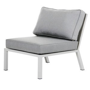 Belfort Centre section   including cushions white / Peral Grey