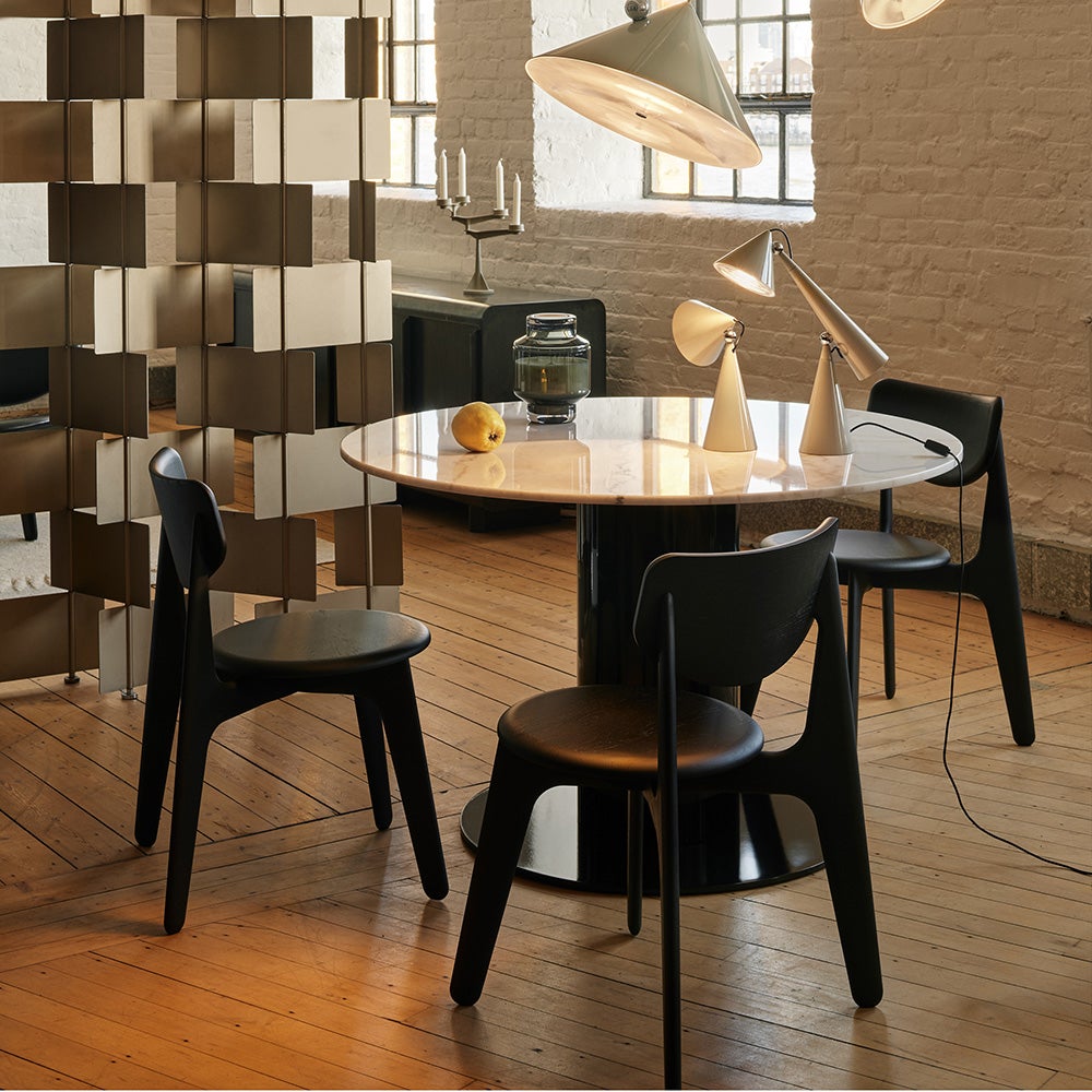 Slab Dining Chair Black