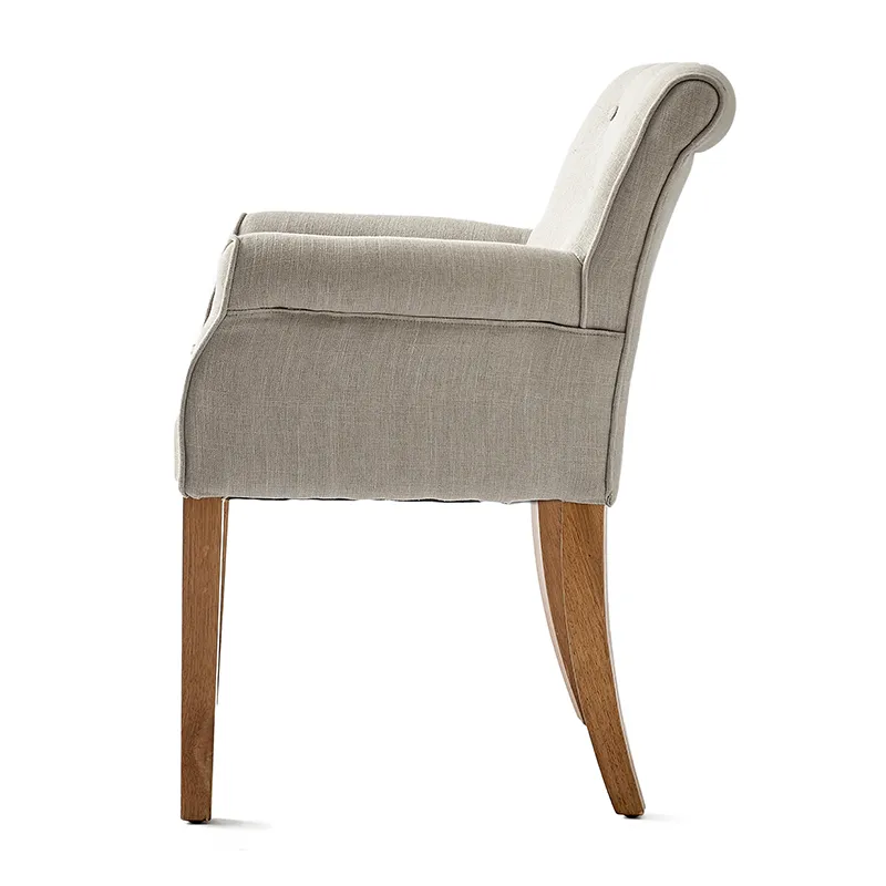 La Scala armchair Linen flax