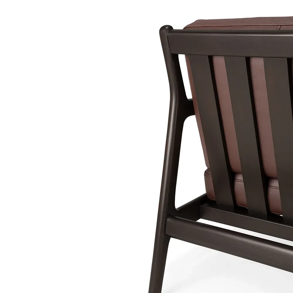 Jack Armchair Burgundy leather