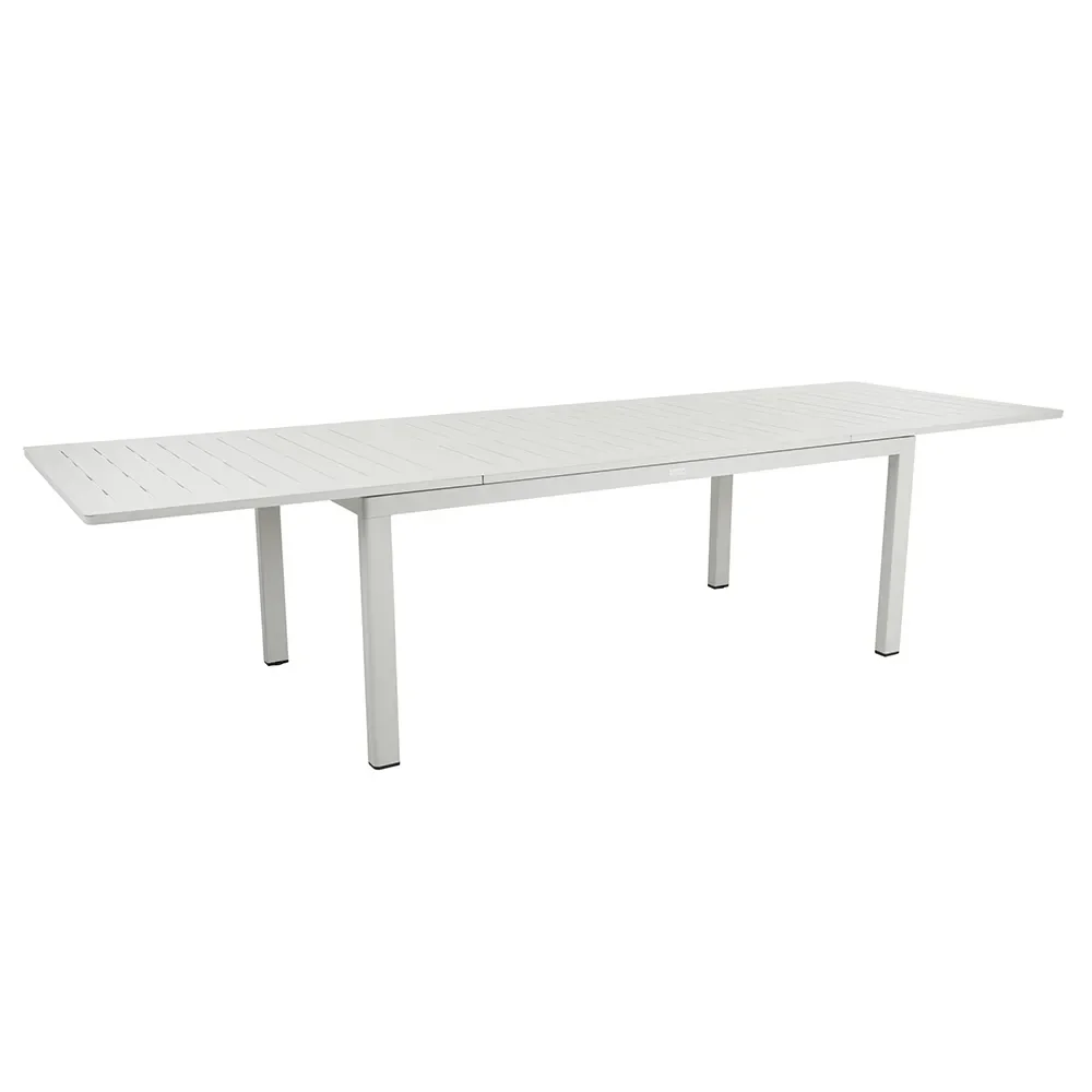 Lomma dining table 100x194-312 cm Light grey
