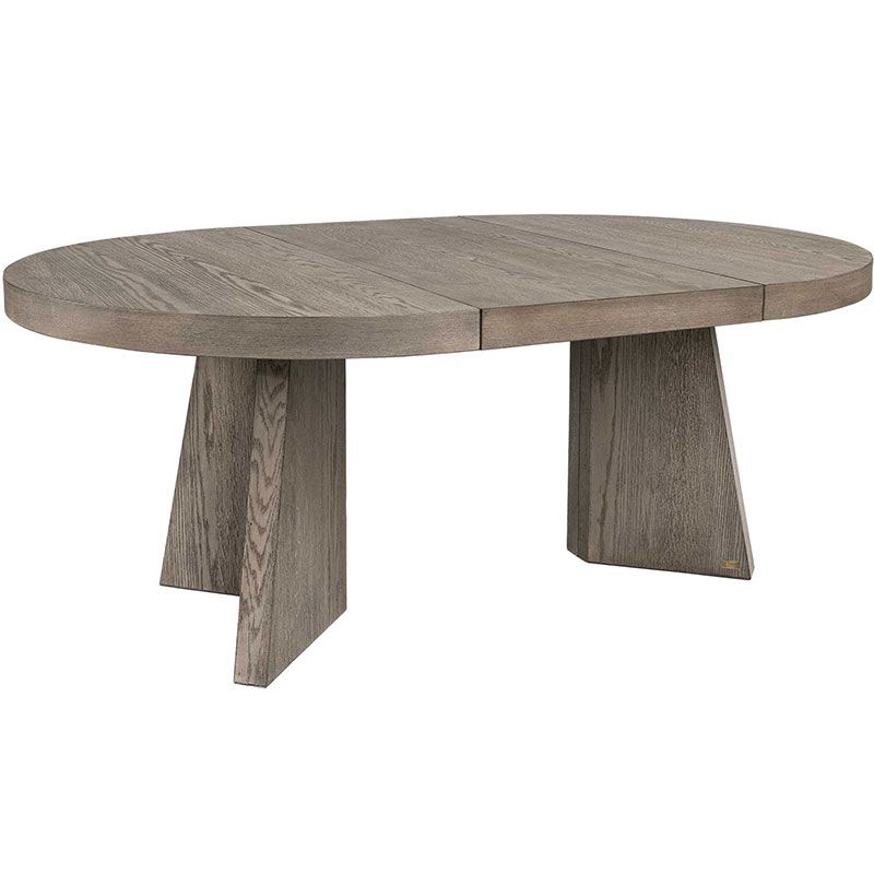 Trent Extendable Dining Table 130-250x130 cm Antique Grey