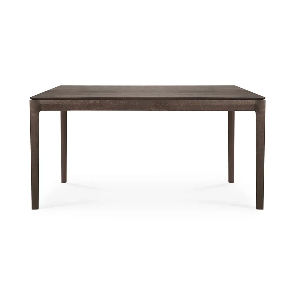 Bok Dining table 80x160 cm Brown lacquered Oak