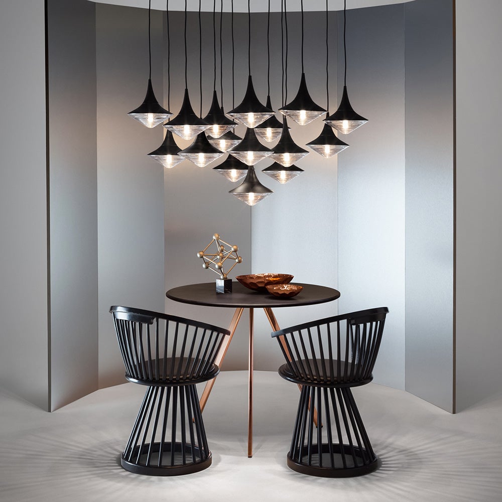 Fan Dining Chair Black