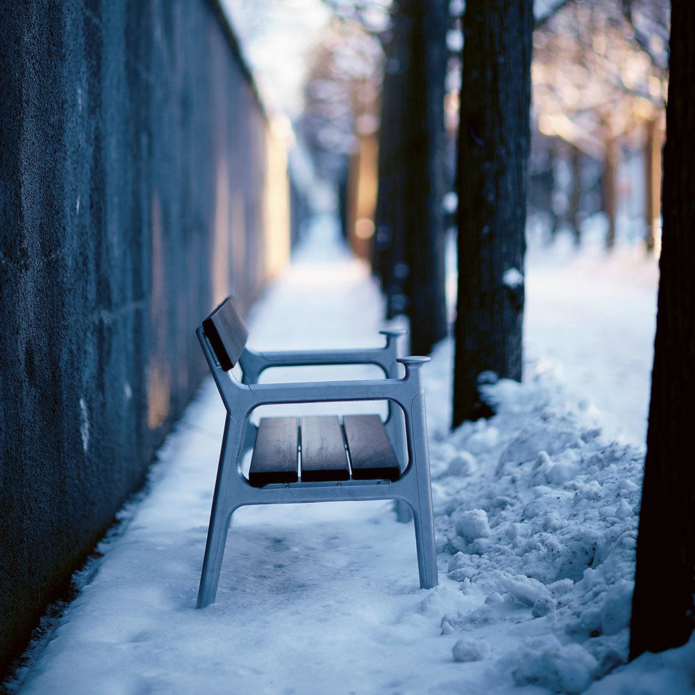 Vilamoura sofa / g:natural / w:black las. mah. Byarum