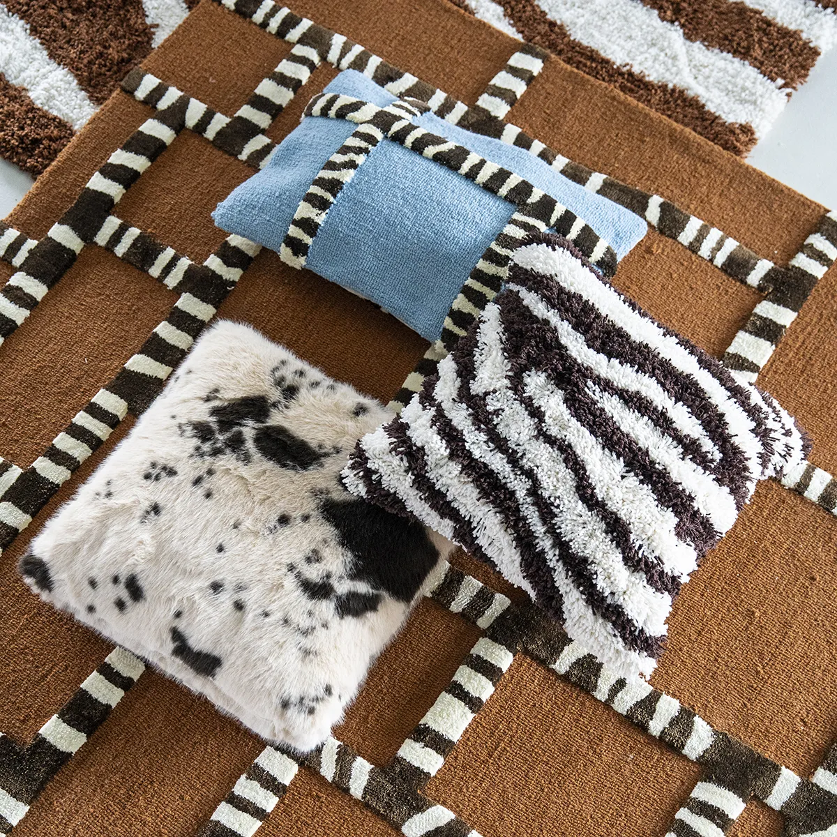 Decorative Cushion Marty Zebra Brown