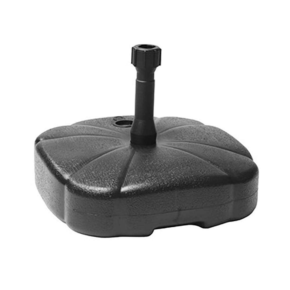 Parasol foot plastic black 