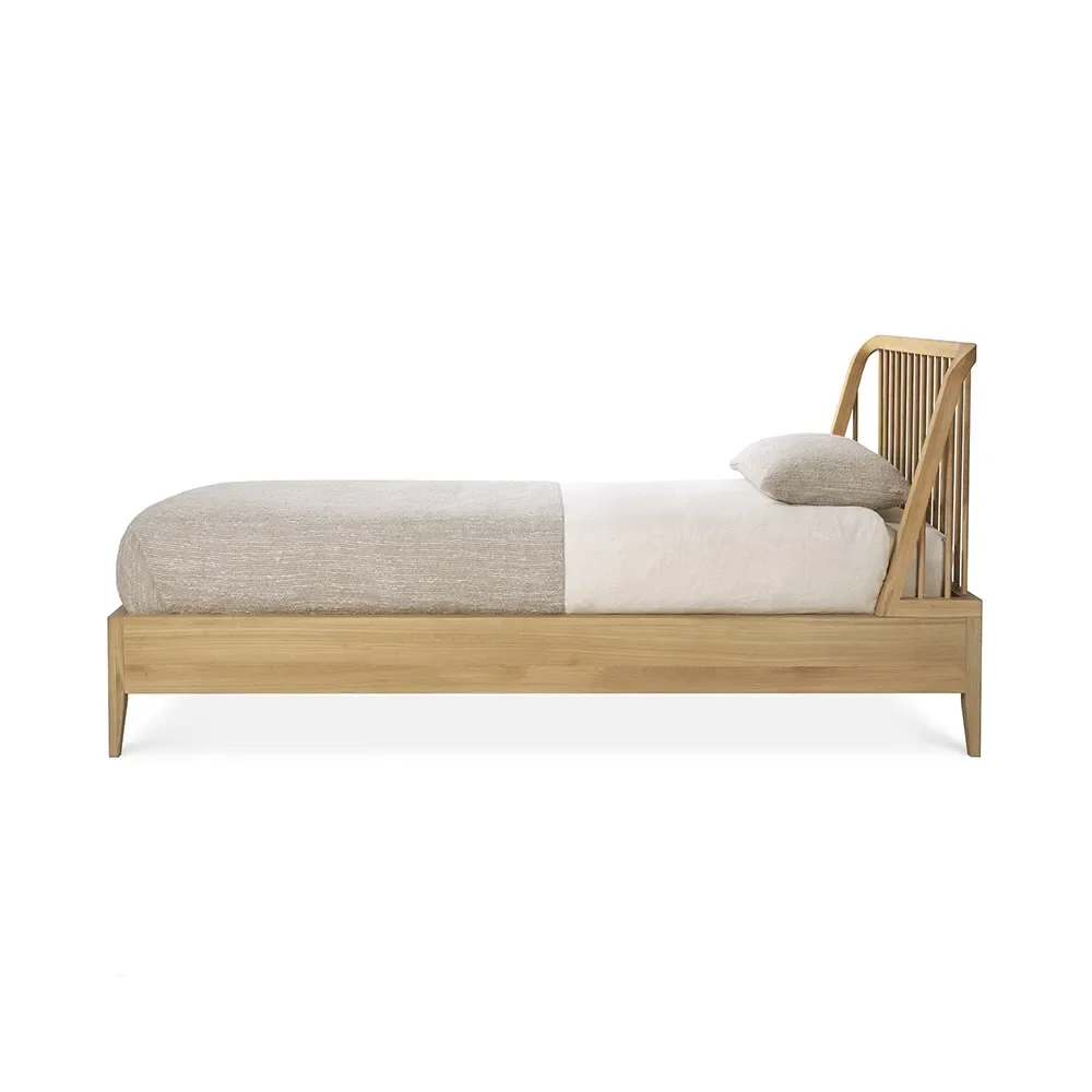 Spindle Bed frame 90x200 Oak