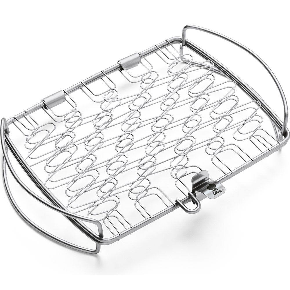 Grill basket/grill holster large for fish steel