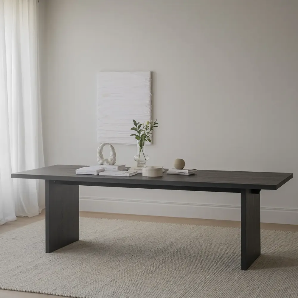 Emmett Dining table 240 Brown oak