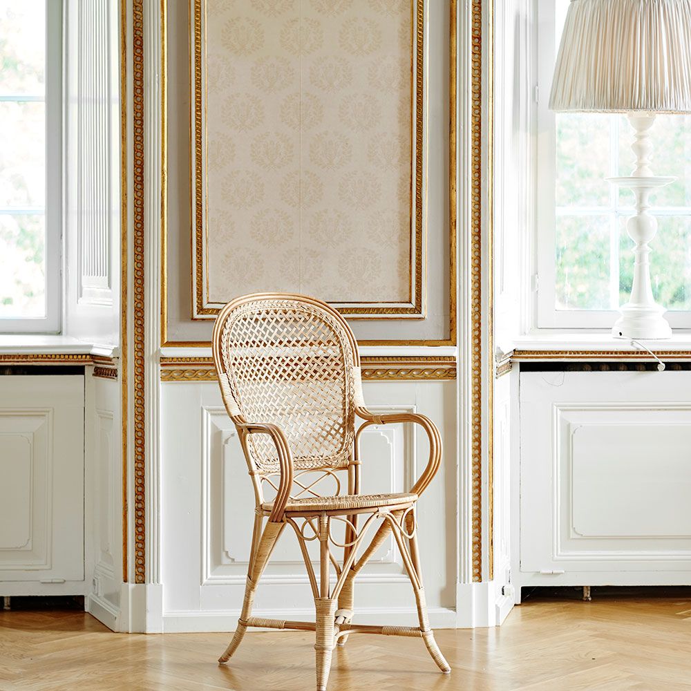 Robert rattan chair Antique