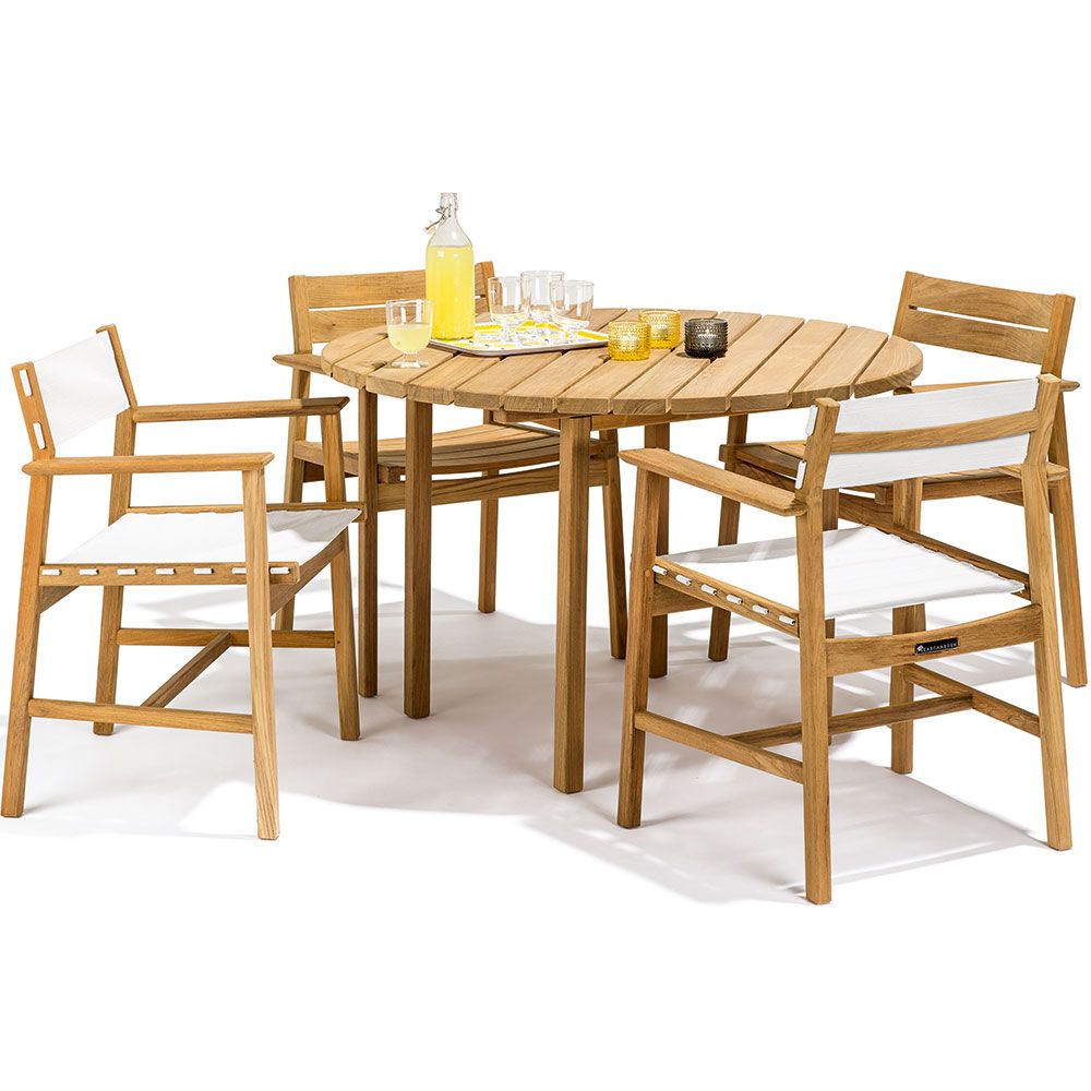 Djuro dining chair Teak/Batyline