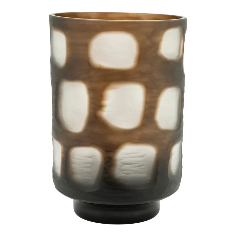 Koba large 17,5x17,5x26 cm Glass Brown